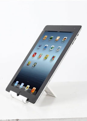 IBRA Multi-Angle Portable Stand for iPad/Tablets/iPhone/Mobile Phones 7" to 10" - White