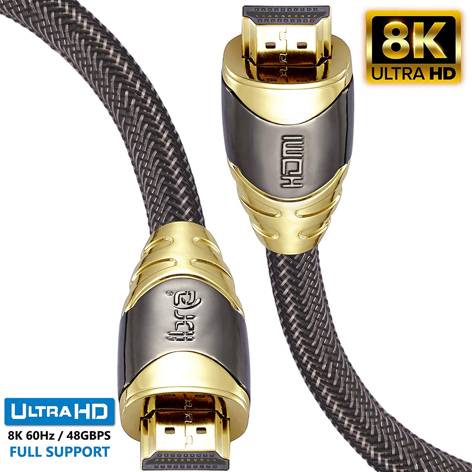 Cable HDMI 2.1 M/M 2M 4K/120hz 8K/60Hz 48Gbps