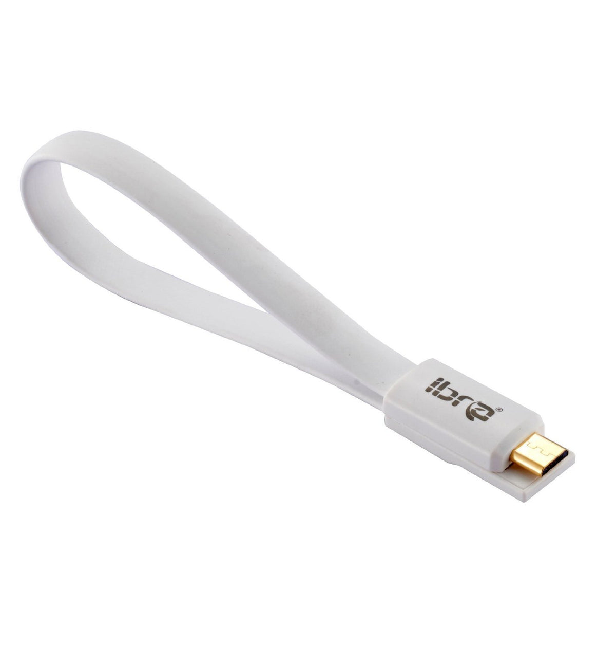IBRA 0.2M Magnet Short and Compact Micro USB Charging/Sync Data Cable for for Samsung Galaxy S4 i9500 i9300 N7100 Nokia HTC Sony Xperia Series and all Mobilephones/Tablets/Cameras/Sat Nav -7.5Inch - White